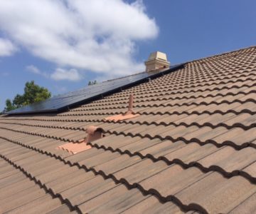 residential solar panel installation in Orange County