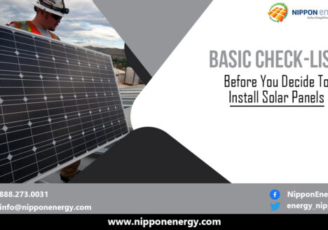 Basic Check-List Before You Decide To Install Solar Panels