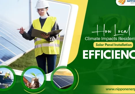 How Local Climate Impacts Residential Solar Panel Installation Efficiency