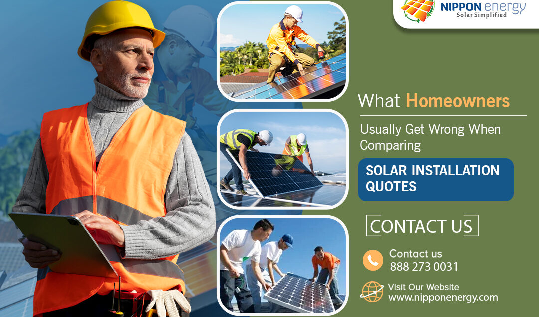 What Homeowners Usually Get Wrong When Comparing Solar Installation Quotes